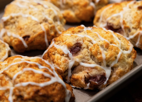 12 Pack Raspberry Lemon Scones(pre-order)